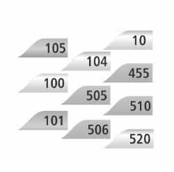 numere vestiare/cutii postale (12 buc/set) <span class=